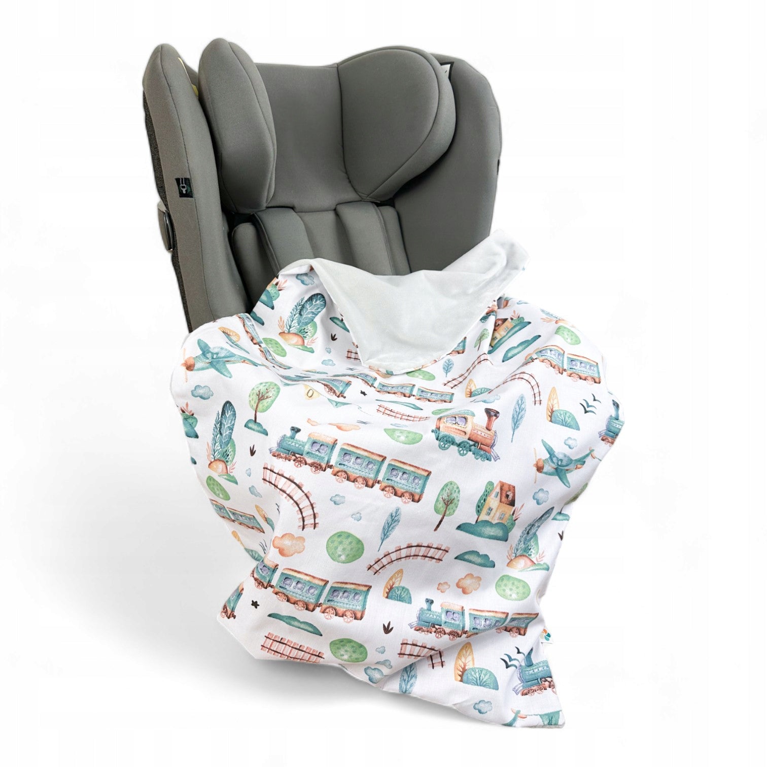 Plumeri Dwustronny Kocyk Minky dla Niemowląt , Kocyk do fotelika