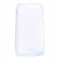 Prześcieradło z gumką 60x120 100% Bawełna \Błękitne