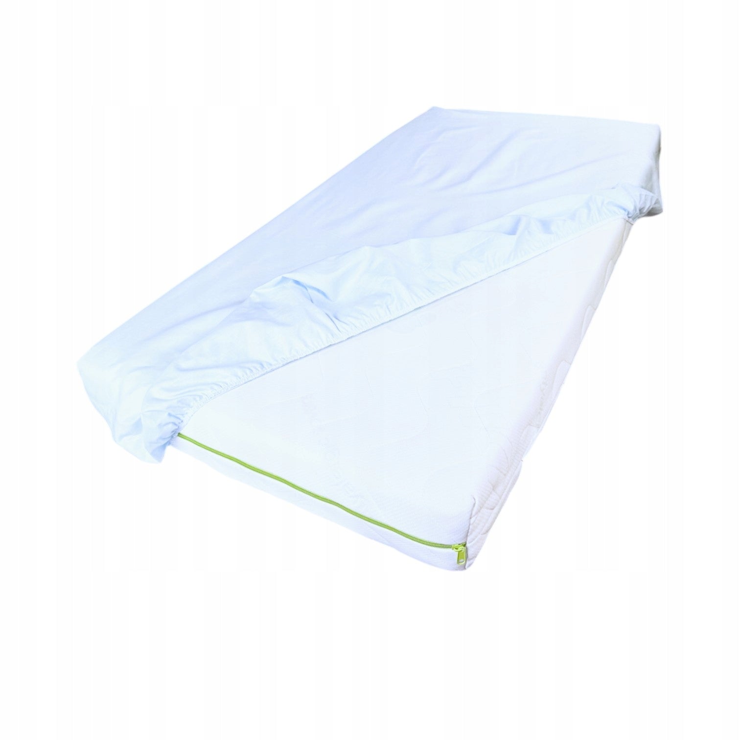 Prześcieradło z gumką 60x120 100% Bawełna \Błękitne