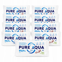 Chusteczki Dla Dzieci Niemowląt 99,9 Wody Hipoalergiczne 10x60szt PURE AQUA