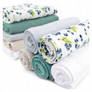 Plumeri Pieluszki muślinowe zestaw kolorów 5 szt. 70x70 cm