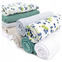 Plumeri Pieluszki muślinowe zestaw kolorów 5 szt. 70x70 cm