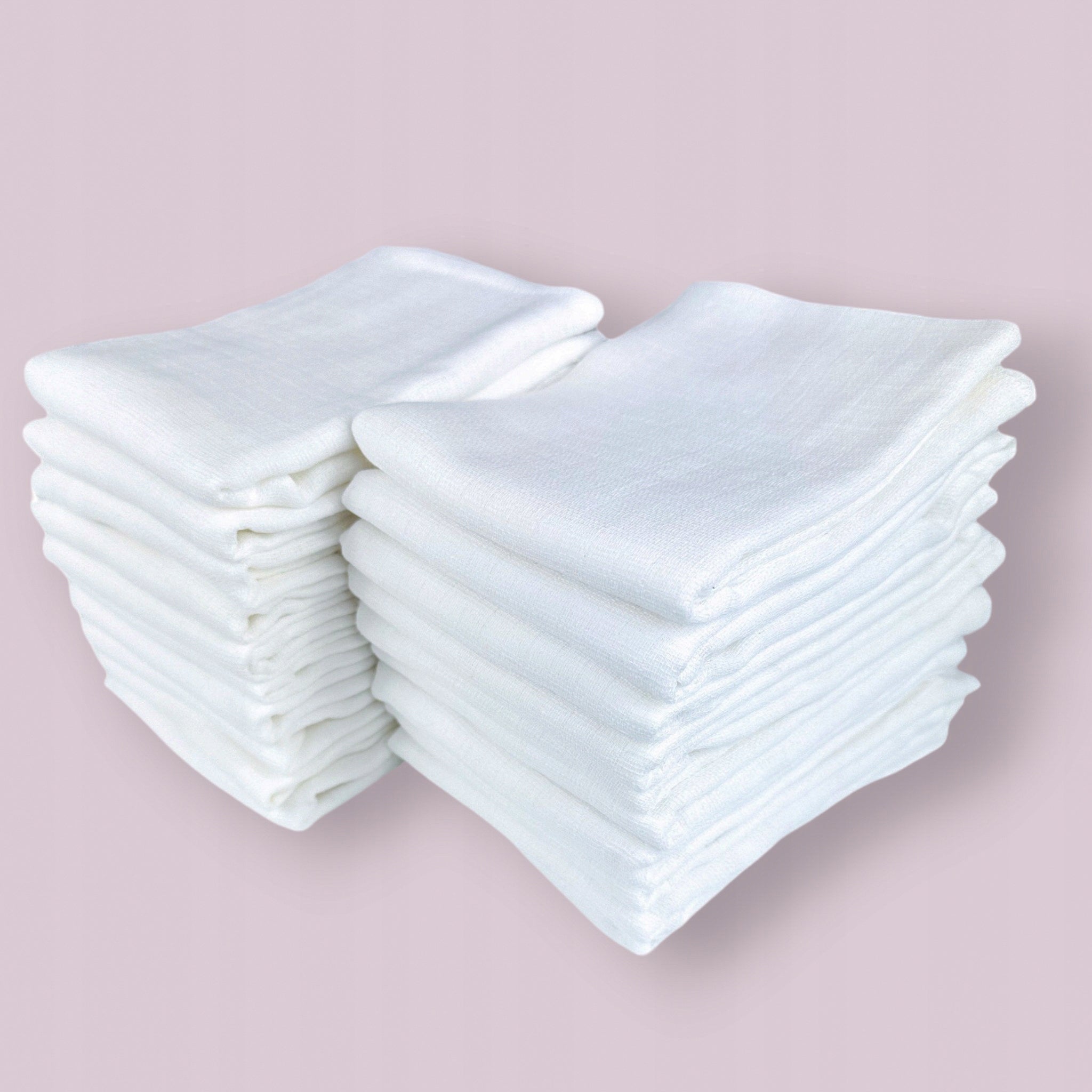 Pieluchy Pieluszki Tetrowe Białe 10szt 70x80cm 100% Bawełna, Gęsta Kratka