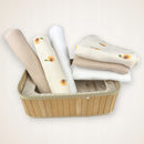 Plumeri Pieluszki muślinowe zestaw kolorów 3 szt. 70x70 cm