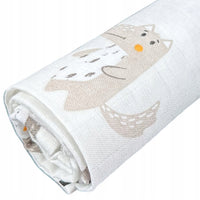 Pieluszki muślinowe duże Plumeri 1x 70×70 cm - większy rozmiar, komfort