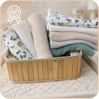 Plumeri Pieluszki muślinowe zestaw kolorów 5 szt. 70x70 cm