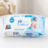 Chusteczki nawilżane Opharm FiFi Aqua, 18 × 80 szt.