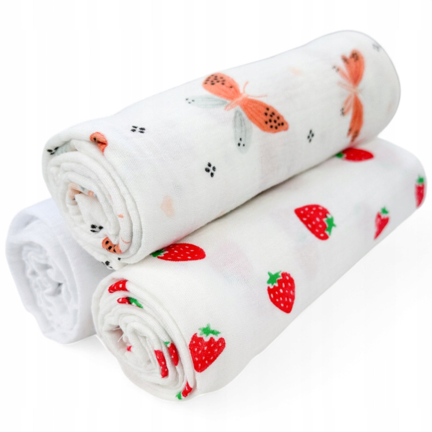 Plumeri Pieluszki muślinowe zestaw kolorów 3 szt. 70x70 cm