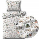 Pościel Bawełniana dla Dzieci 100x135+40x60 pościel do łóżeczka Plumeri