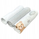 Pieluszki muślinowe duże Plumeri 3x 70×70 cm - większy rozmiar, komfort