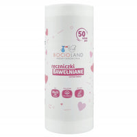 Bocioland Ręczniczki Bawełna Jednorazowe dla Niemowląt 20x23 cm 5x50 szt