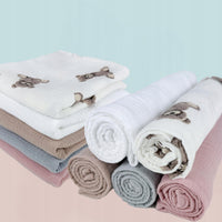 Plumeri Pieluszki muślinowe zestaw kolorów 5 szt. 70x70 cm