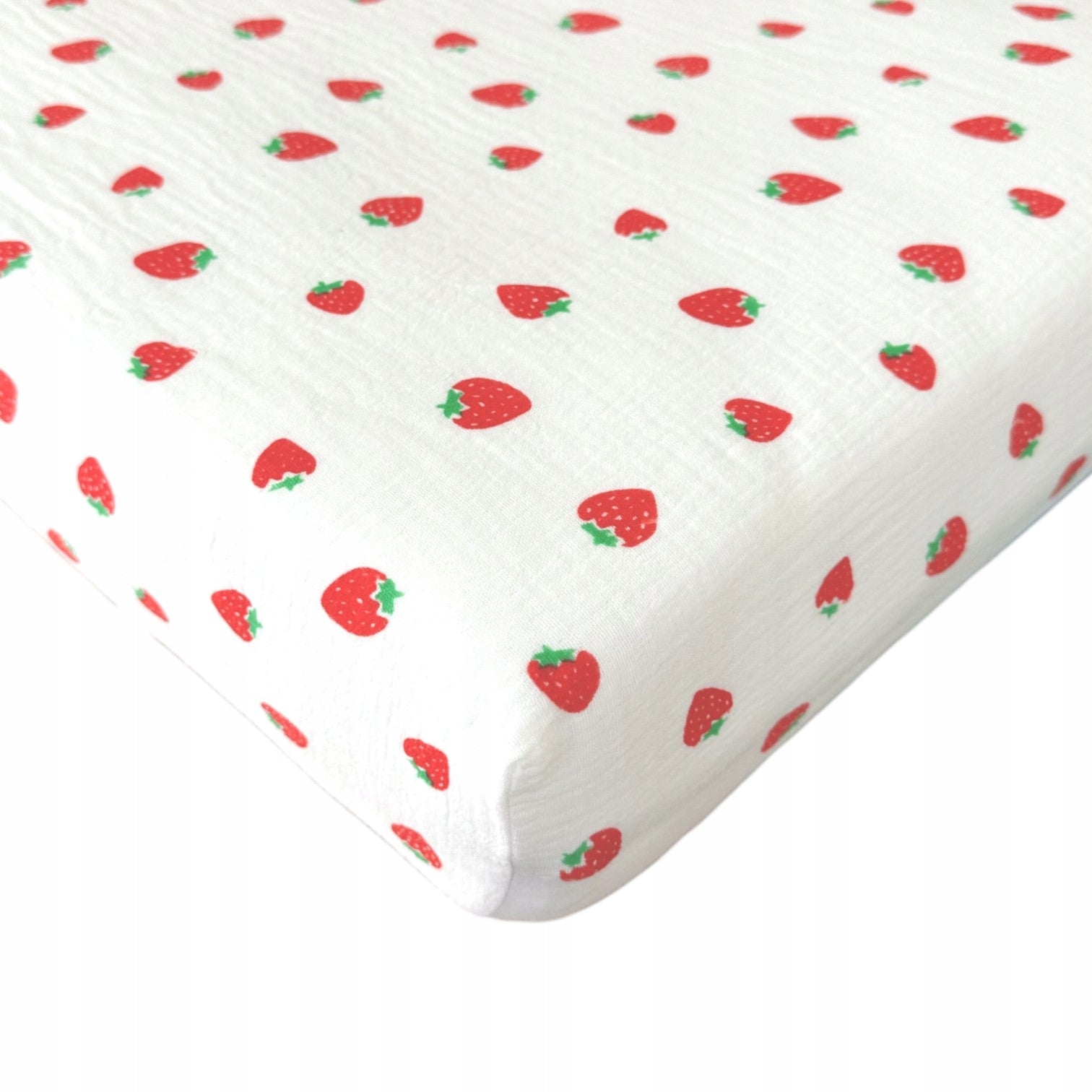 Prześcieradło muślinowe bawełna 60x120cm do łóżeczka niemowlęcego z gumką