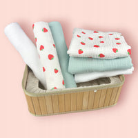 Plumeri Pieluszki muślinowe zestaw kolorów 3 szt. 70x70 cm