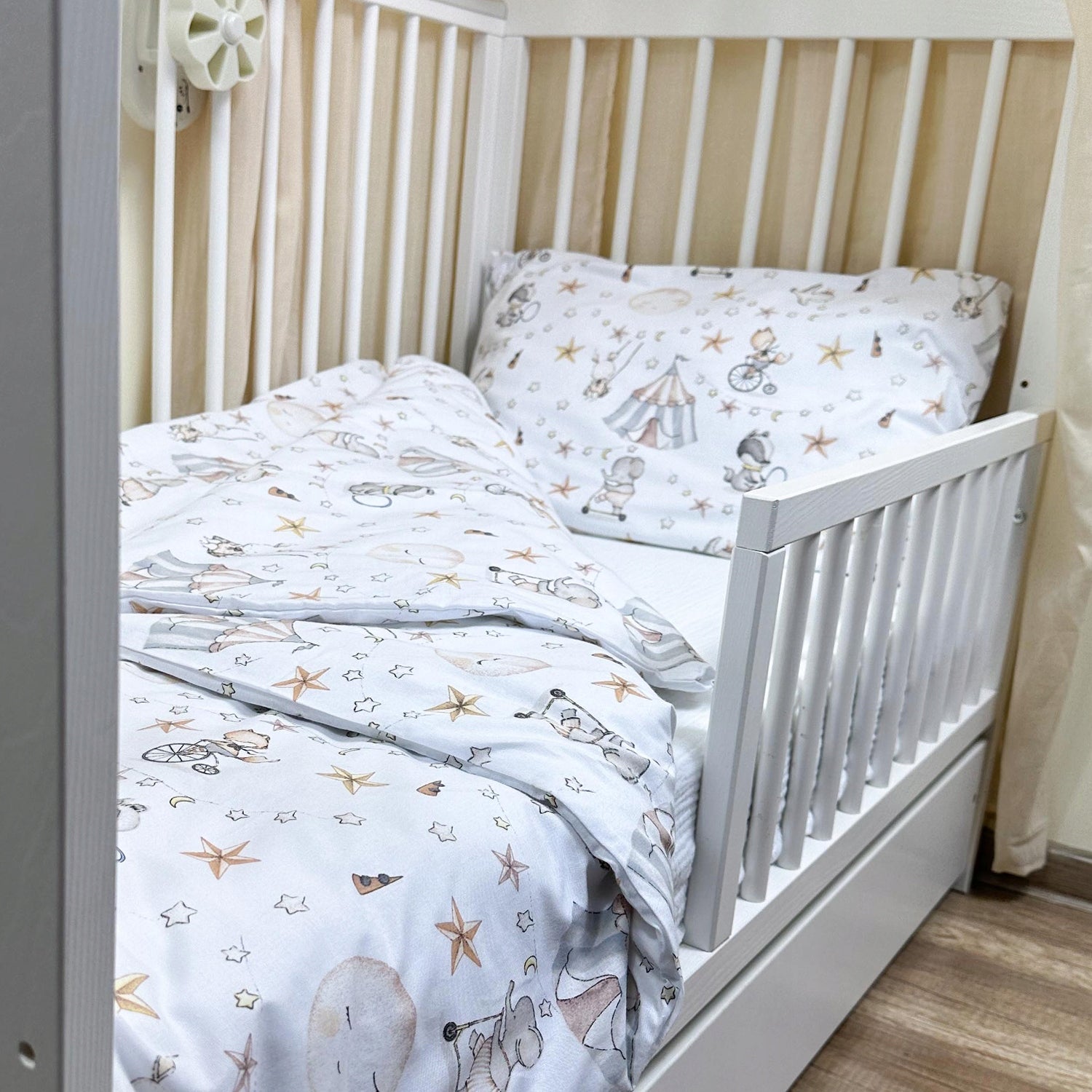 Pościel Bawełniana dla Dzieci 100x135+40x60 pościel do łóżeczka Plumeri