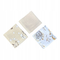 Pieluszki muślinowe duże Plumeri 3x 70×70 cm - większy rozmiar, komfort