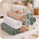 Plumeri Pieluszki muślinowe zestaw kolorów 10 szt. 30x30 cm