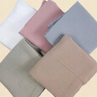 Plumeri Pieluszki muślinowe zestaw kolorów 5 szt. 70x70 cm