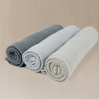 Plumeri Pieluszki muślinowe zestaw kolorów 3 szt. 70x70 cm