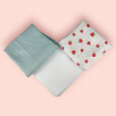 Plumeri Pieluszki muślinowe zestaw kolorów 3 szt. 70x70 cm