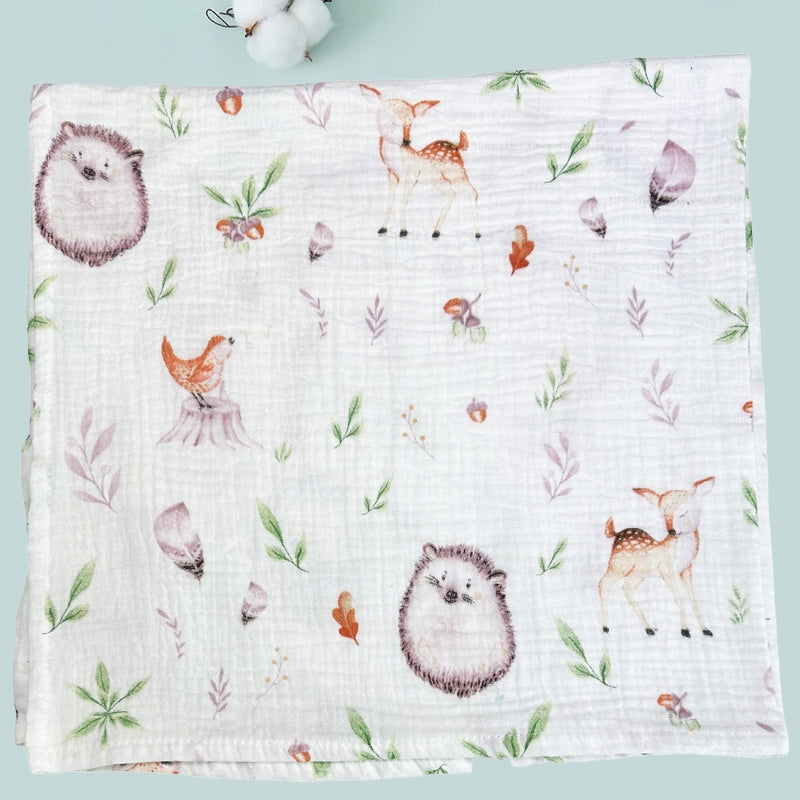 Plumeri Pieluszki muślinowe zestaw kolorów 5 szt. 70x70 cm