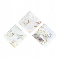 Pieluszki muślinowe duże Plumeri 3x 70×70 cm - większy rozmiar, komfort