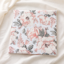 Pieluszki muślinowe, 3 szt., 70x70 cm, Biały Różwy Peonia | Plumeri
