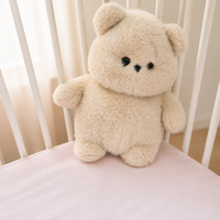 Prześcieradło do łóżeczka, 60x120 cm, wzór Różowe | Plumeri